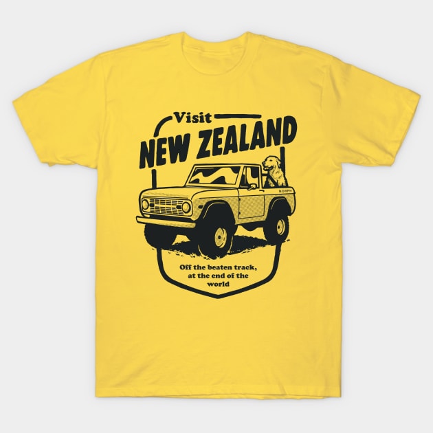 Visit New Zealand! T-Shirt by Norph